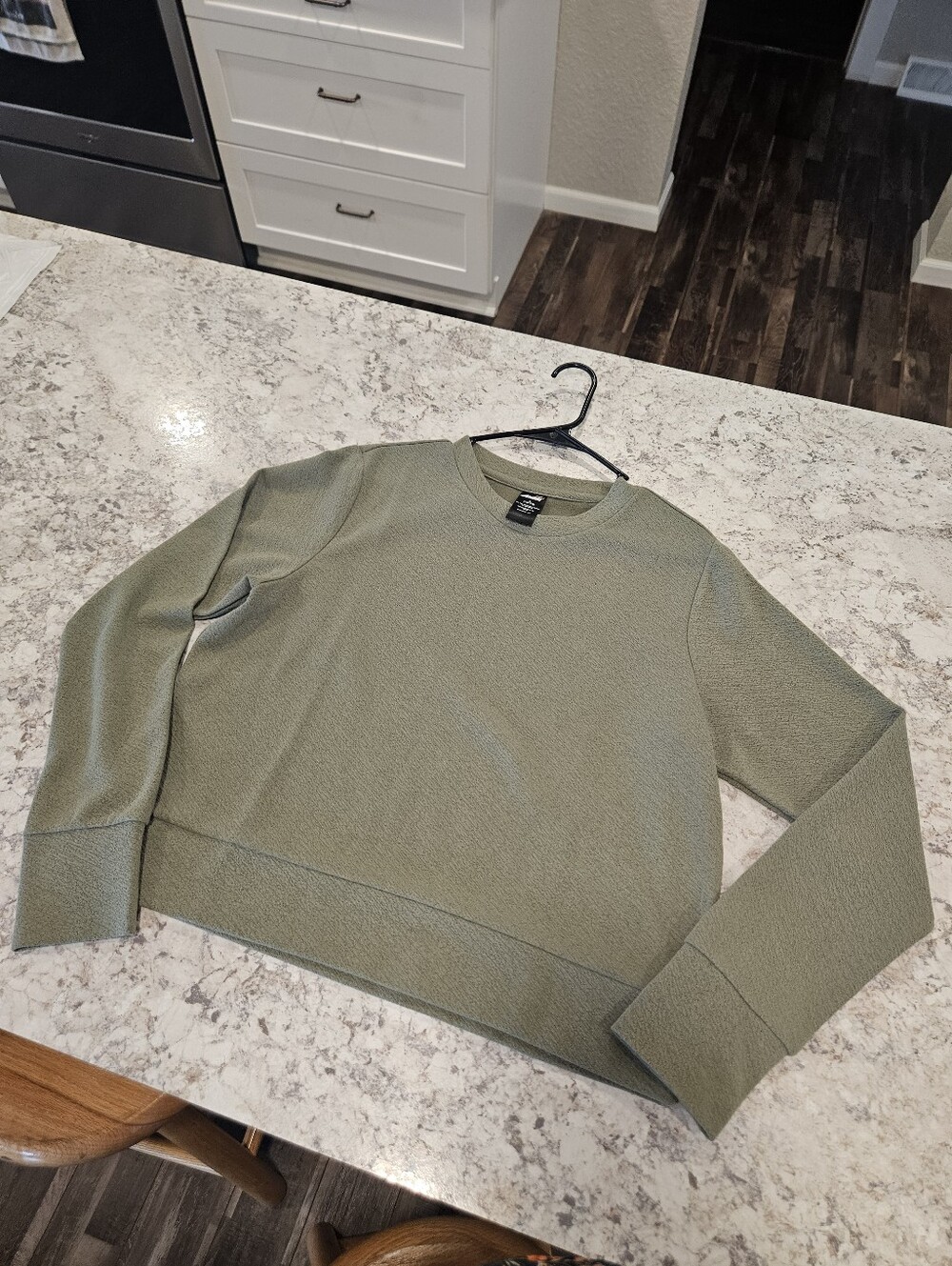 Classic Crewneck Sweater - Olive Green